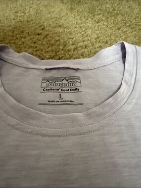 Patagonia Light Gray Capilene Cool Daily Crew T-Shirt - Men’s
